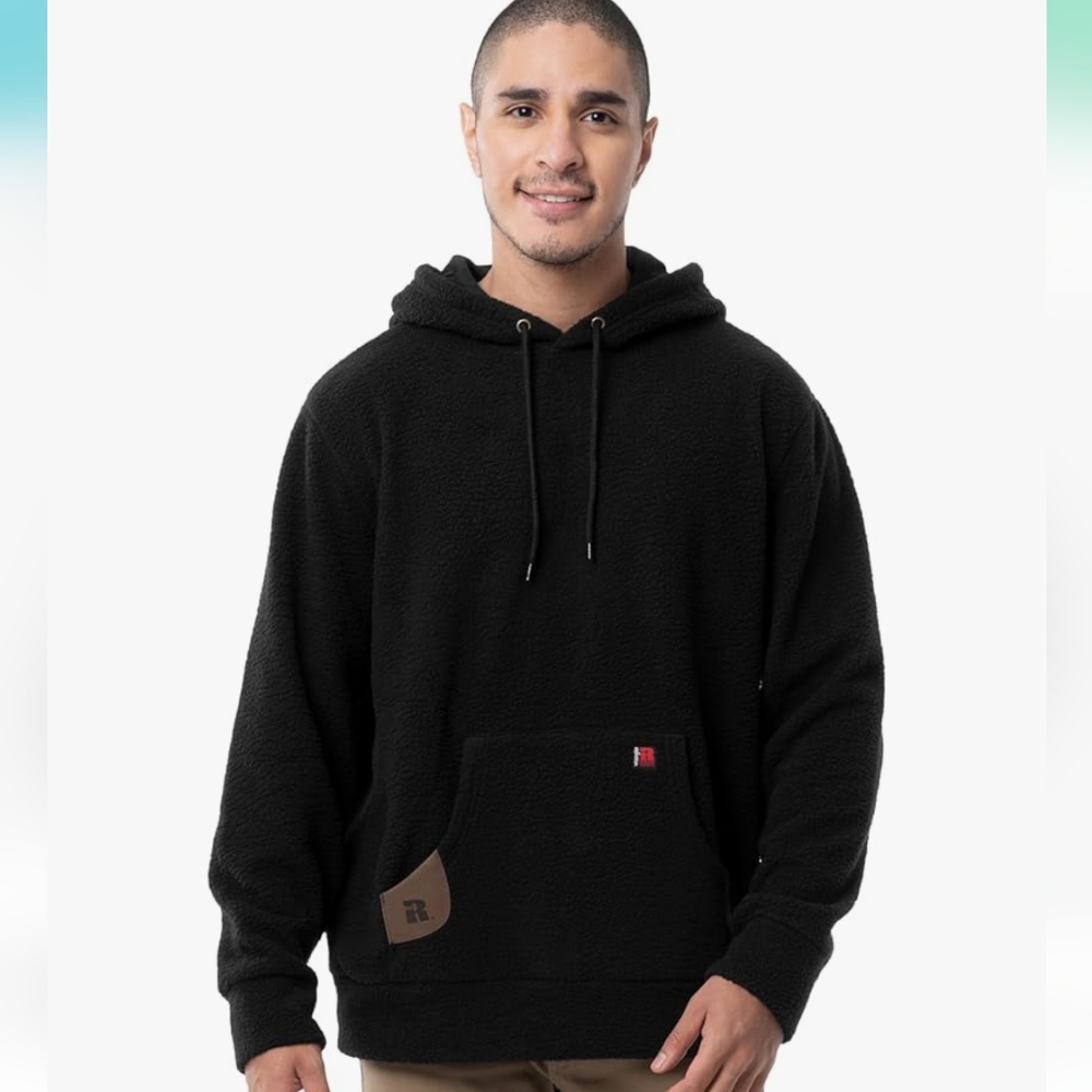 NWT Wrangler Men's Black Fleece Hoodie